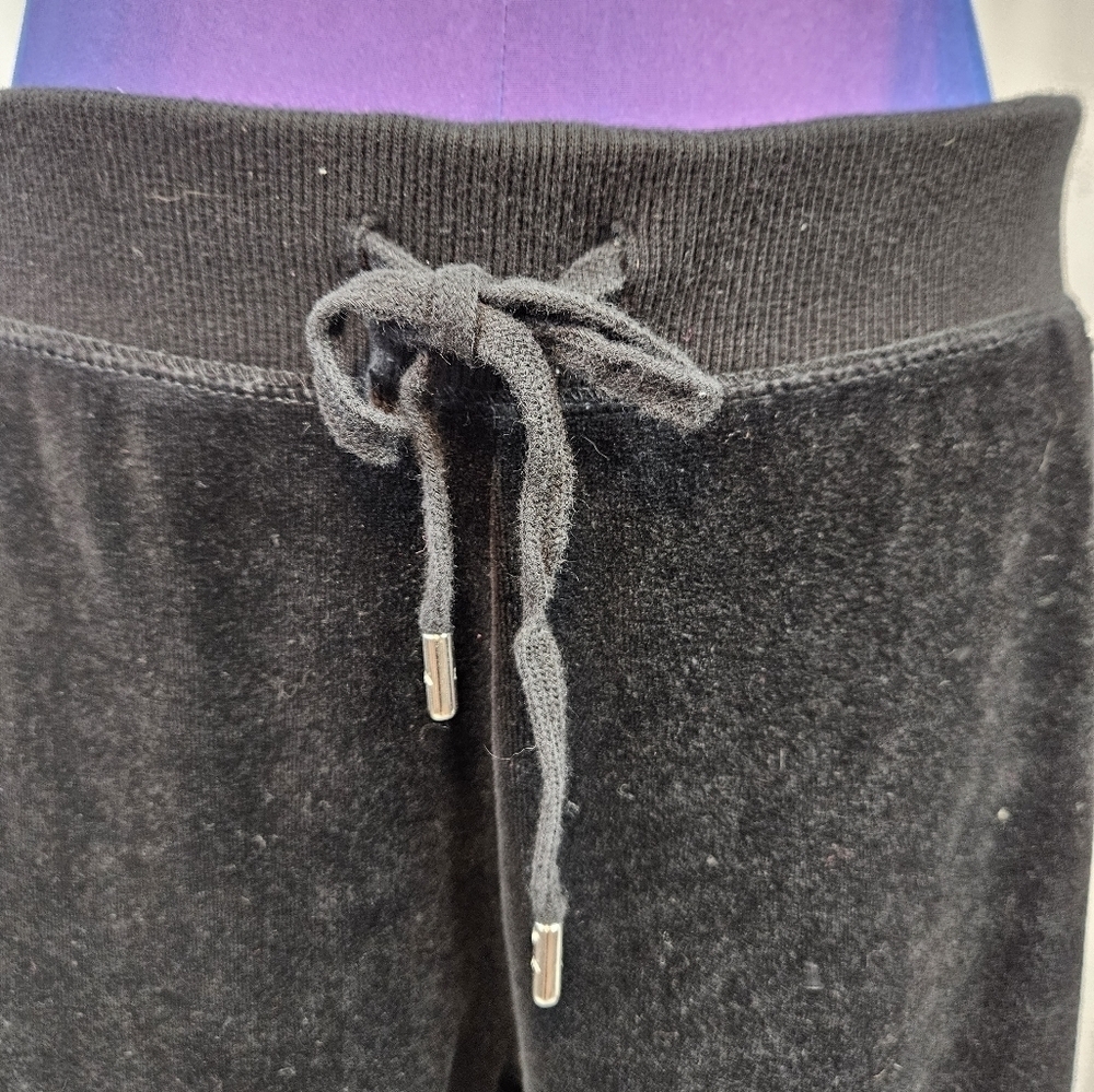 Michael Kors Black Velour Straight Leg Pants Size XL‎ Women's D56 - Picture 3 of 9